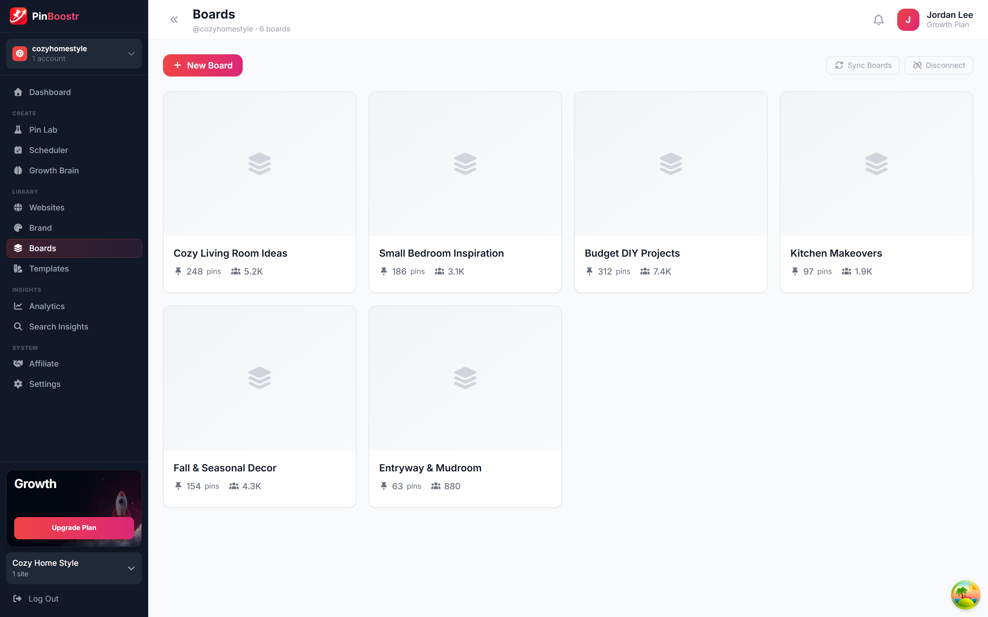 Sync your boards screenshot