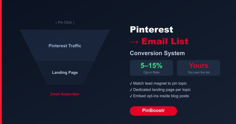 How to Convert Pinterest Traffic into Email Subscribers